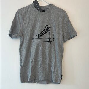 French Connection Heather Gray Sneaker Tee